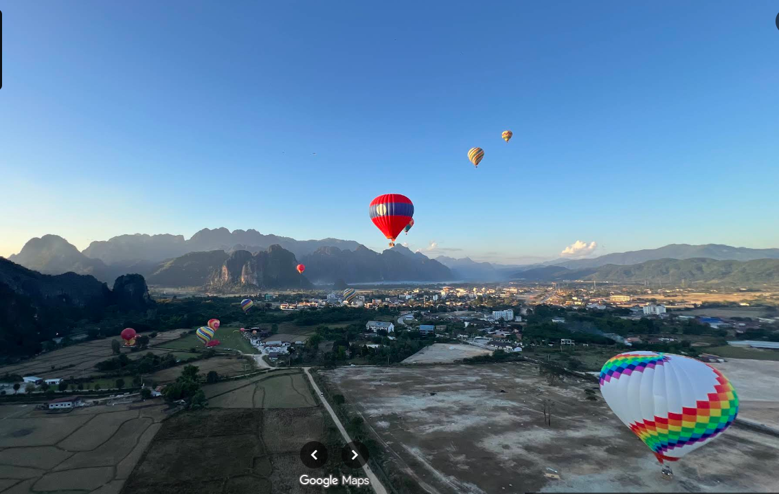 Hot Air Balloon Vang Vieng Laos