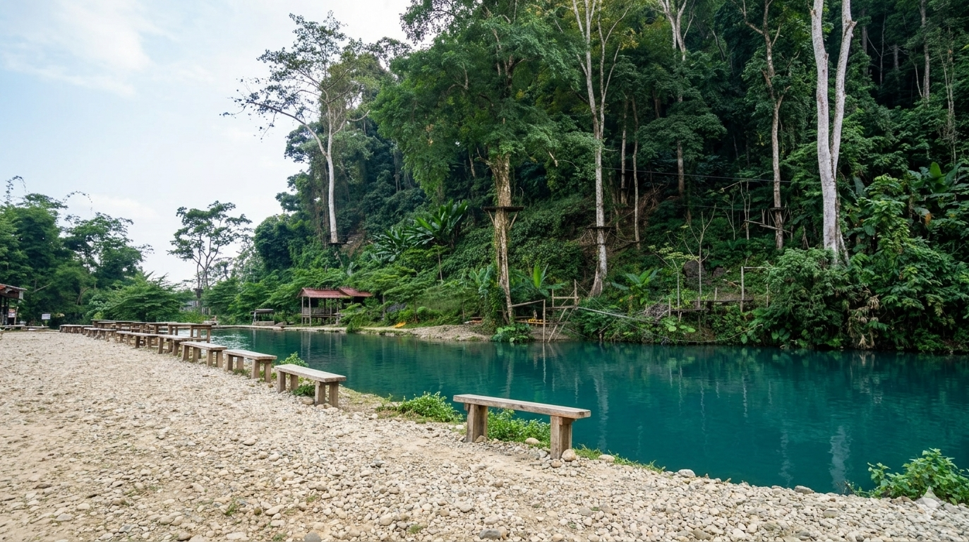 Blue Lagoon 3 Vang Vieng emerald jungle pool